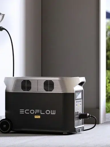 An EcoFlow solar generator.